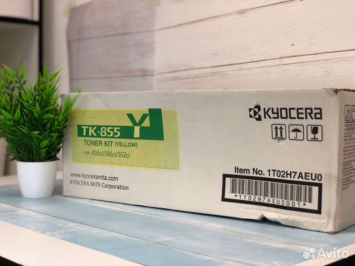 Картридж Kyocera TK-855Y 1T02H7AEU0 желтый