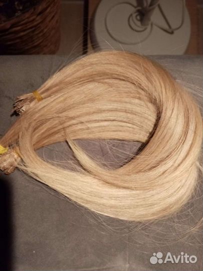 Волосы 40 см на капсулах 140 прядей