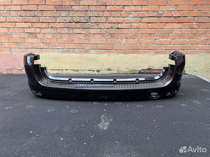 Бампер задний largus коричневый