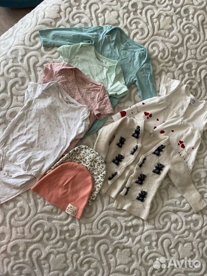 Вещи пакетом на девочку74-80
