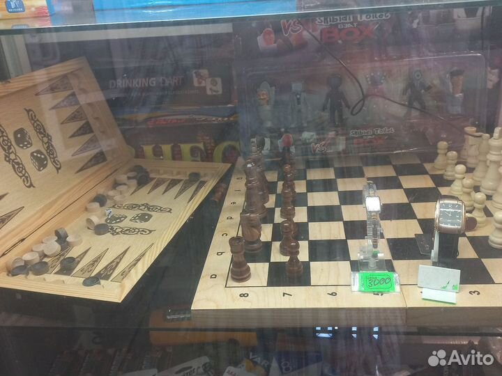 Нарды, шахматы, шашки. - 30%