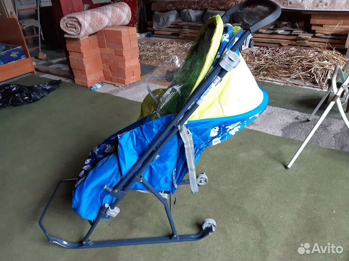 Детские санки коляска