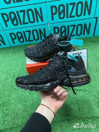 Nike Air Max Tn Plus Black Черные Оригинал Poizon