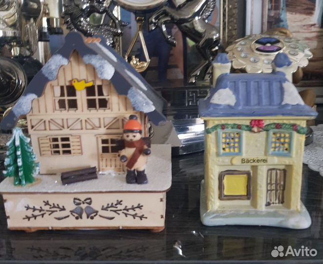 Декоративные домики м подсветкой. Германия