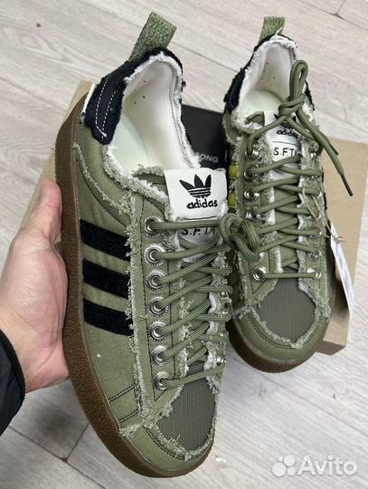 Adidas x sftm Campus 80s (зеленые)