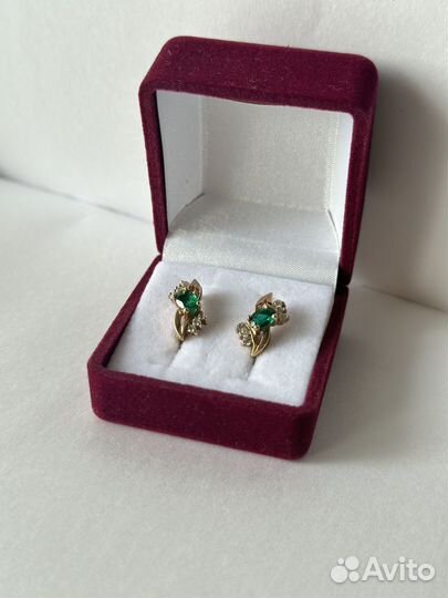 Золотые серьги