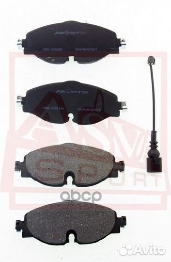 Колодки тормозные AKD-23108 akyoto