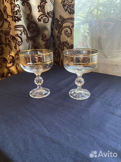 Фужеры бокалы богемия СССР