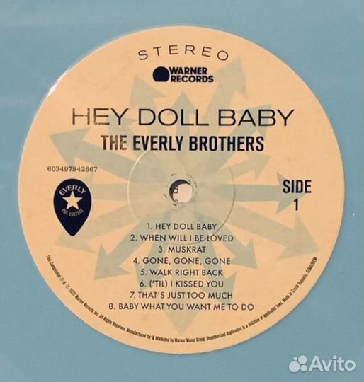 The Everly Brothers / Hey Doll Baby (Coloured Viny