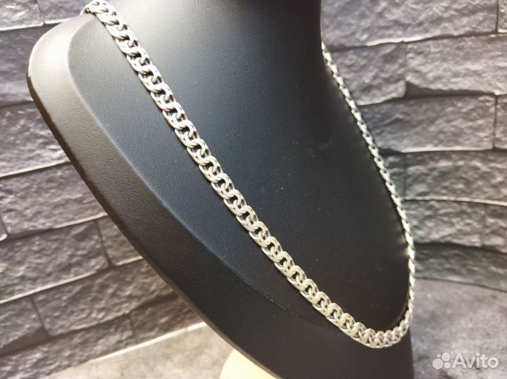 Серебряная цепь 925 пробы массой 56.65 грамма (68с