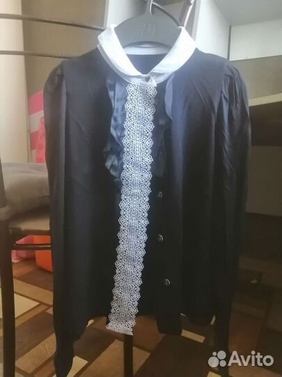 Школьные блузки для девочки на рост 128 134