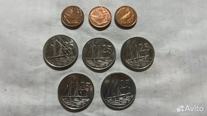 Монеты Каймановы Острова