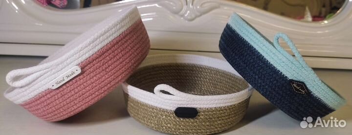 Корзинка для хранения ручной работы