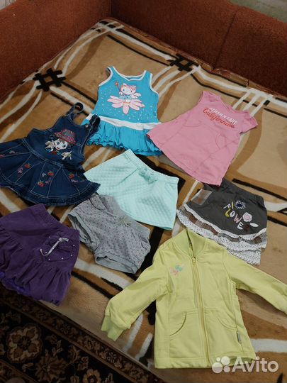 Детские вещи пакетом для девочек 104 110