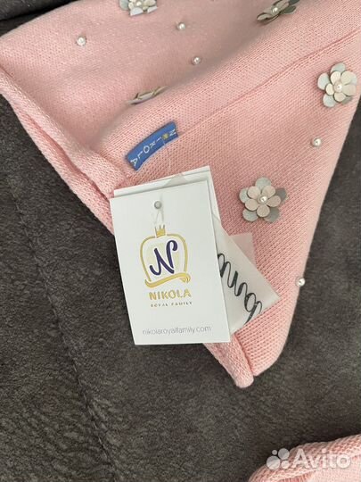 Комплект шапка и снуд детский