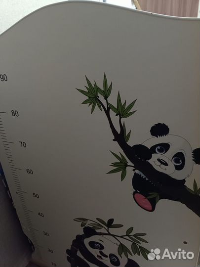 Детская кроватка качалка с матрасом и бортиками