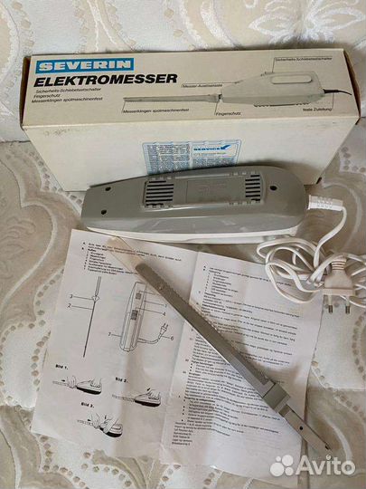 Нож электрический винтаж Германия новый