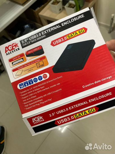 Корпус для внешнего диска 2.5 USB 3.0 SATA 6G