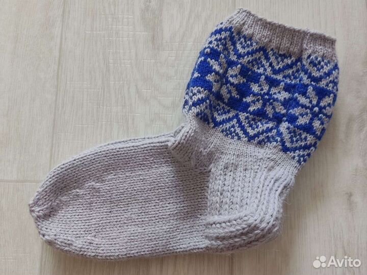Носки ручной вязки шерстяные (мужские/женские)