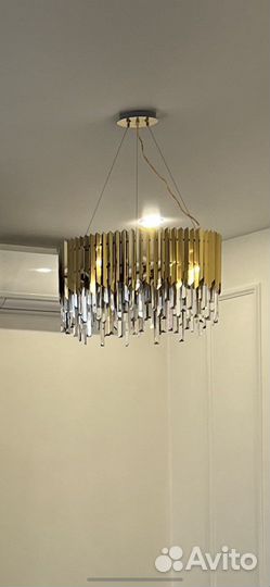 2 Люстры хрустальные и бра