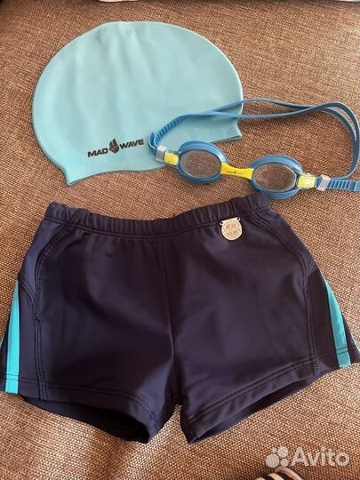 Плавки + шапочка + очки