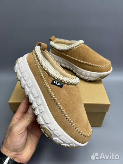 UGG слиперы Venture Daze “Brown” на платформе