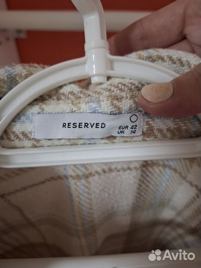 Рубашка женская 48 50 теплая Reserved