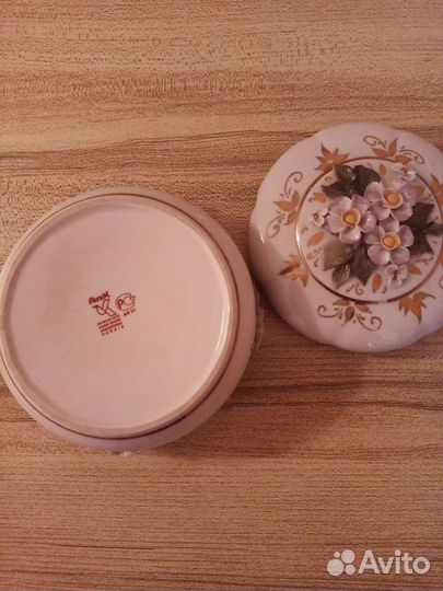 Шкатулка, фарфор