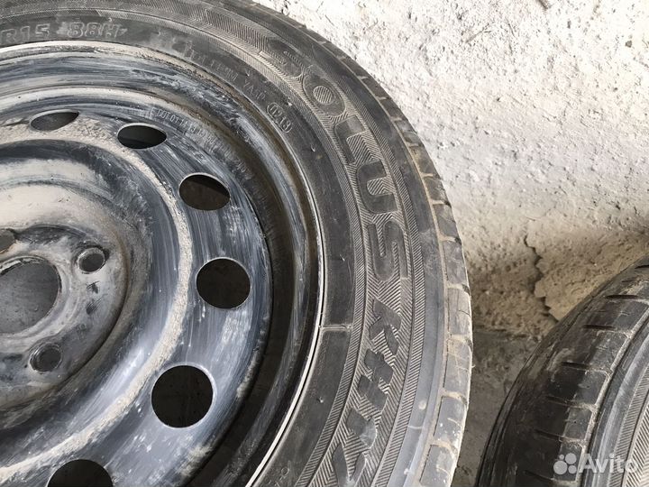 Штампованные диски r15 на hyundai solaris,kia rio