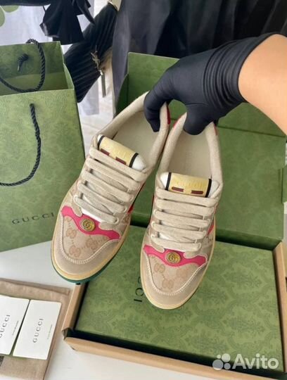 Кеды женские Gucci премиум