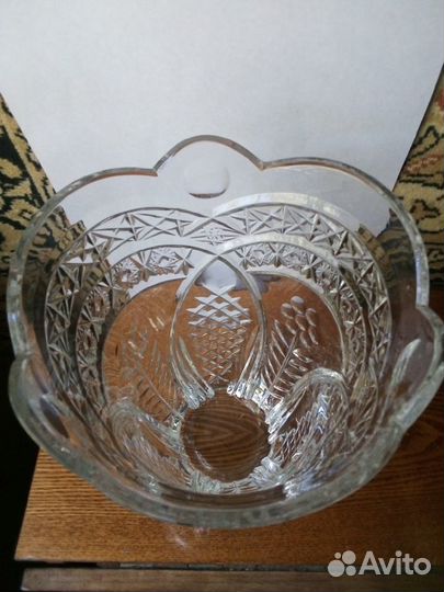 Ваза хрусталь,1975г автор Бердников В.И(антиквар)