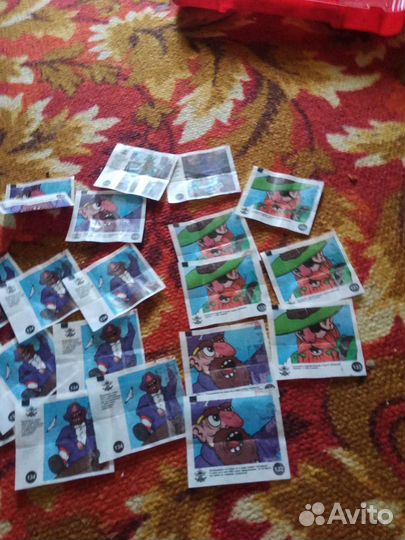 Наклейки из жёвачки