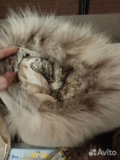 Шапка зимняя меховая женская из песца