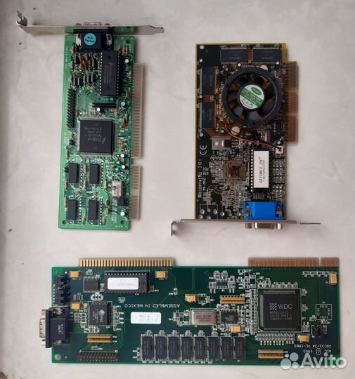 Видеокарты ретро, VLB, ISA8, ISA16, PCI