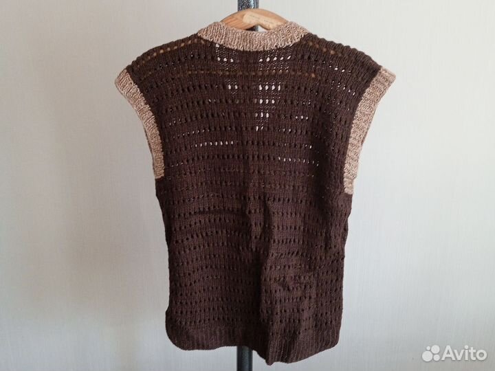 Самовязанный жилет