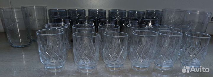 27 шт Рюмка Малая Вишера и другие стопки СССР