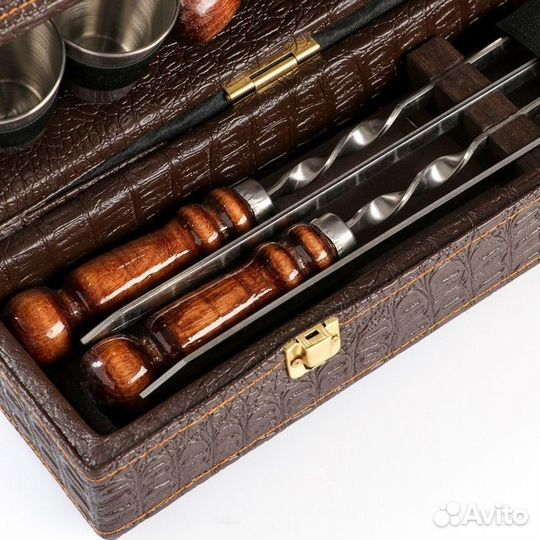 Набор шампуров подарочный “Элит XS”