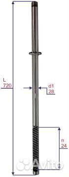 Шток рулевой рейки mercedes ML W163