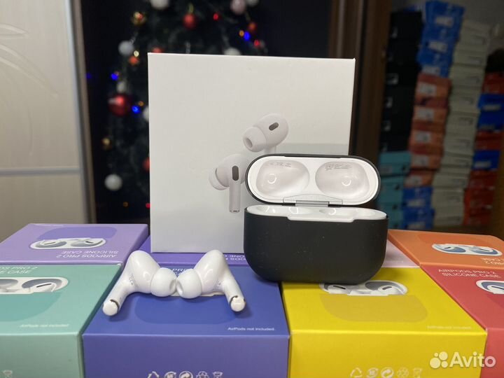 Наушники AirPods Pro 2 (Гарантия + Чехол)