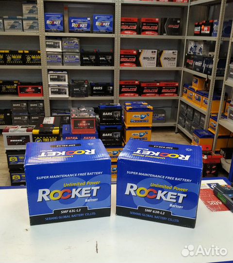 Аккумулятор автомобильный Rocket 63 Ah
