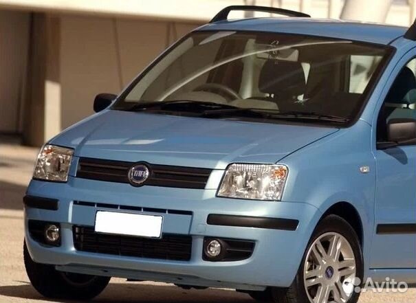 Решетка бампера левая Накладка птф Fiat Panda