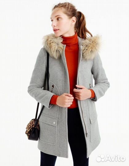 Пальто парка женская Jcrew