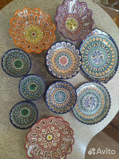 Узбекская посуда. Риштанская керамика