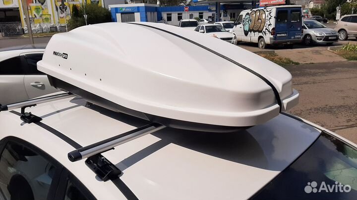 Автобокс MaxBox PRO 380 литров, белый