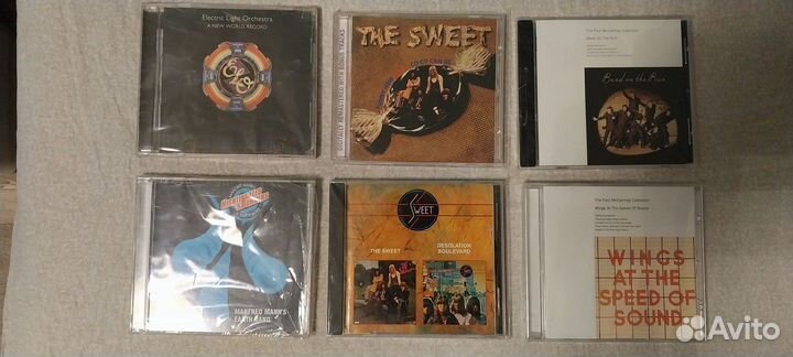 Sweet, Paul McCartney, ELO, Manfred Mann, CD диски