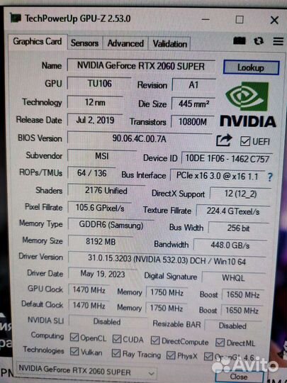 Msi 2060 super ventus