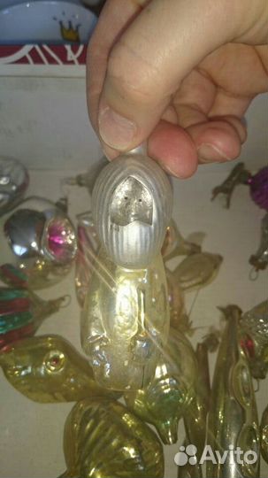 Игрушки елочные старинные редкие