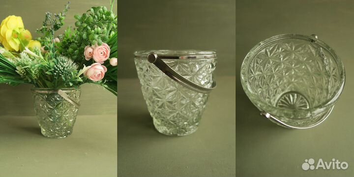 Ваза хрусталь стекло СССР