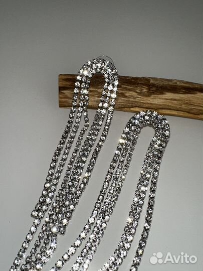 Серьги длинные