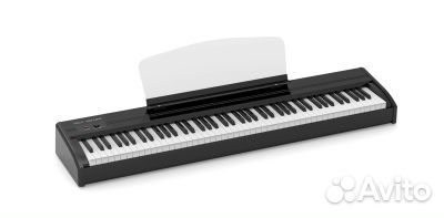 Цифровое пианино, черное, со стойкой Orla